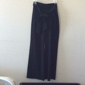 Flowing black dress pants